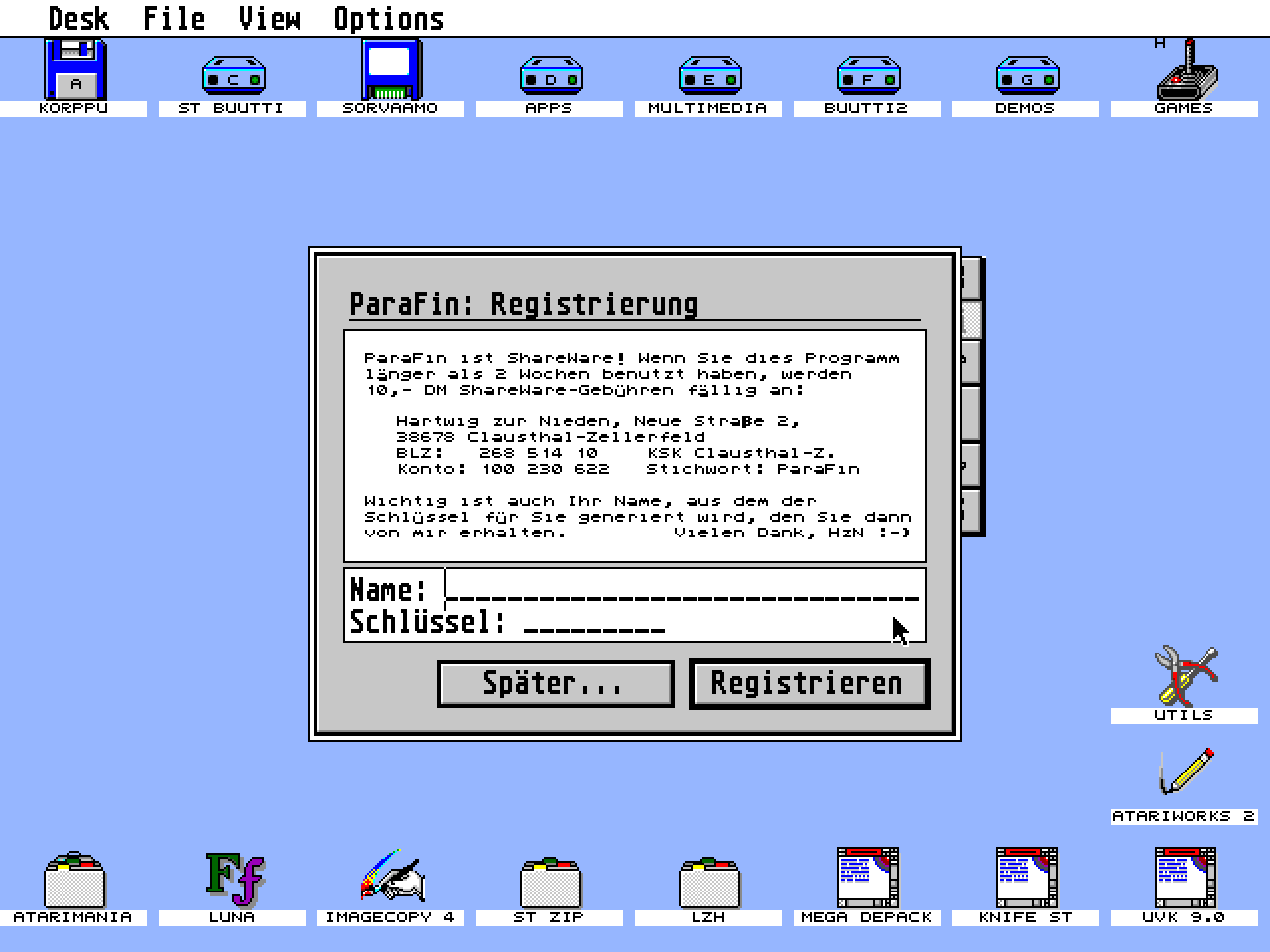 ParaFin — screenshot 1